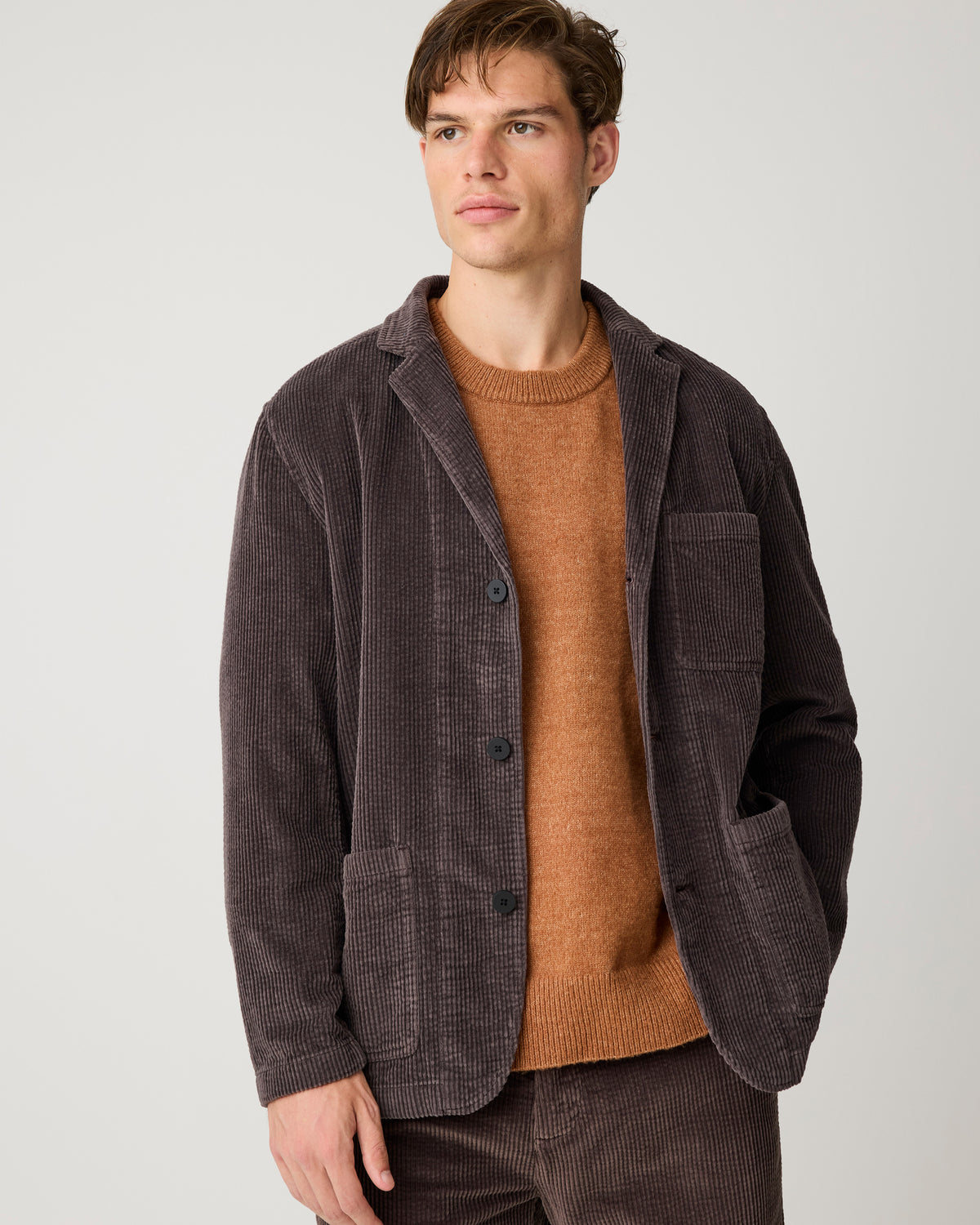 Corduroy blazer - Chocolate Torte