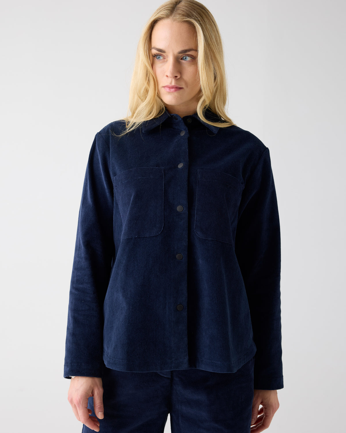 Corduroy overshirt - Night Sky