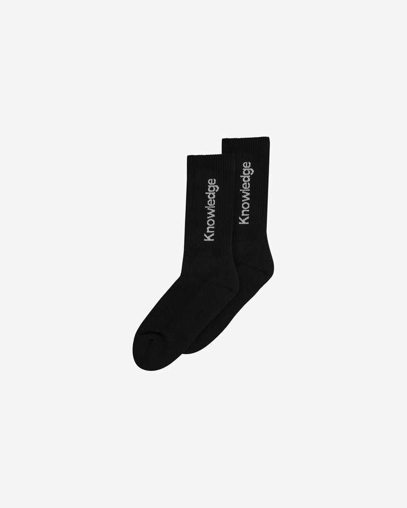 KnowledgeCotton Apparel - UNI 2 pack trademark socks Socks 1300 Black Jet