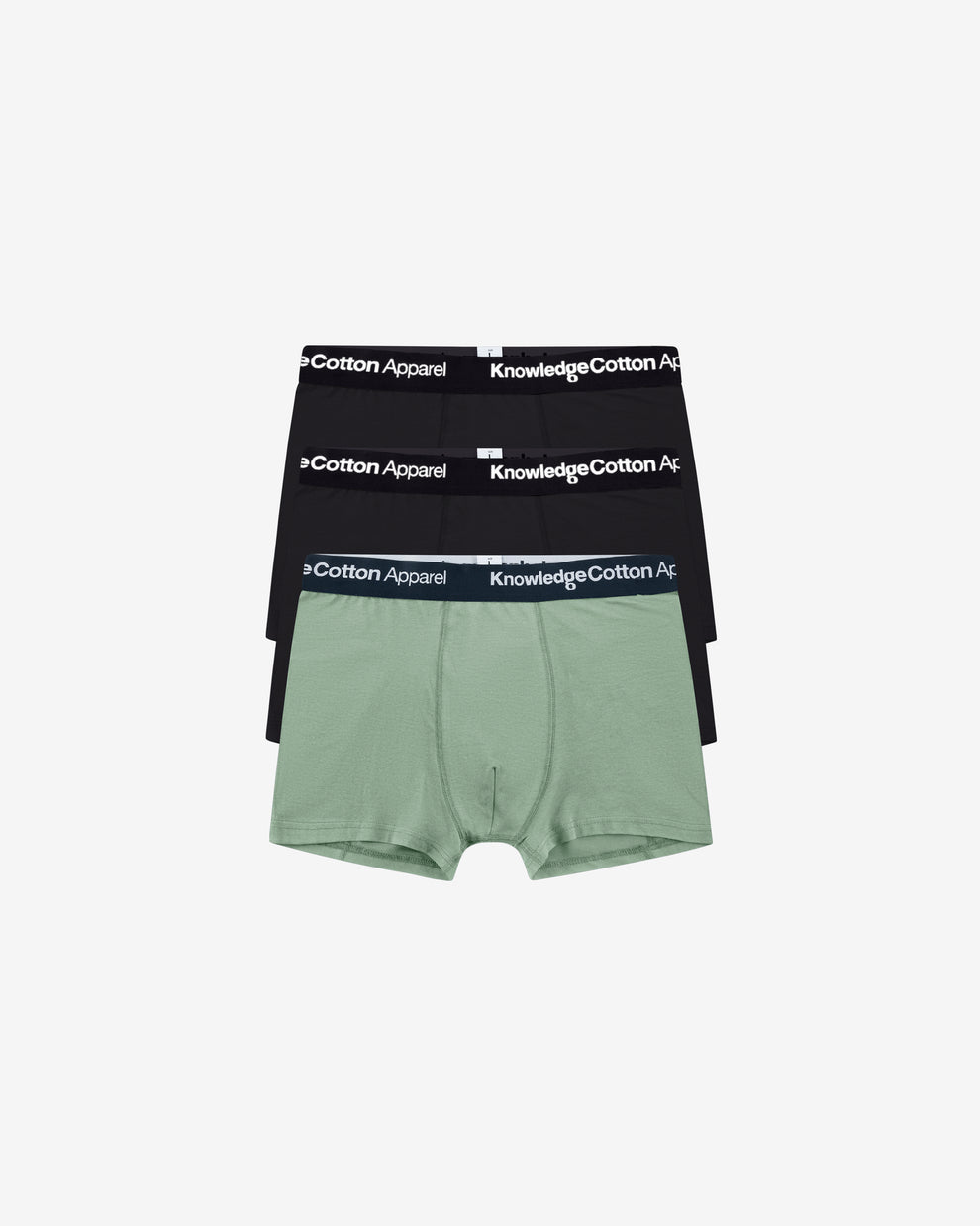 KnowledgeCotton Apparel - MEN 3-pack underwear Underwears 1396 Lily Pad