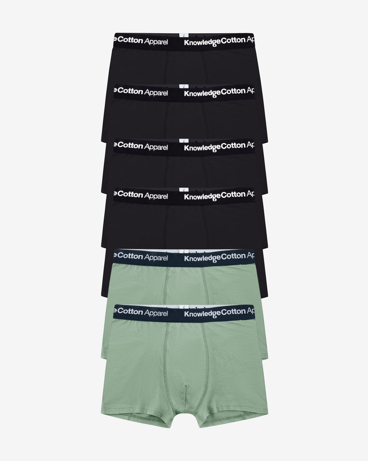 KnowledgeCotton Apparel - MEN 6-pack underwear Underwears 1396 Lily Pad