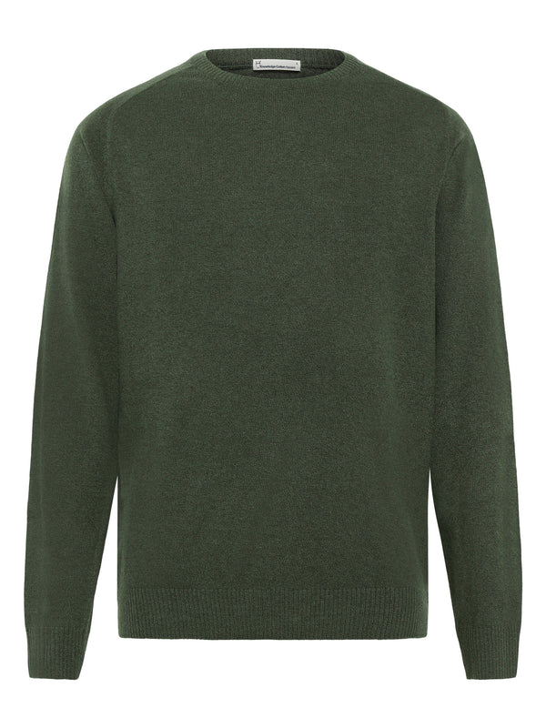 KnowledgeCotton Apparel - MEN Basic o-neck knit Knits 1090 Forrest Night
