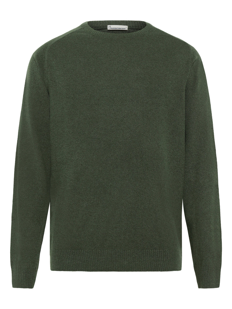 KnowledgeCotton Apparel - MEN Basic o-neck knit Knits 1090 Forrest Night