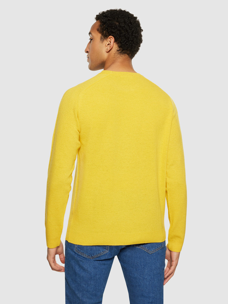 KnowledgeCotton Apparel - MEN Basic o-neck knit Knits 1464 Calendula