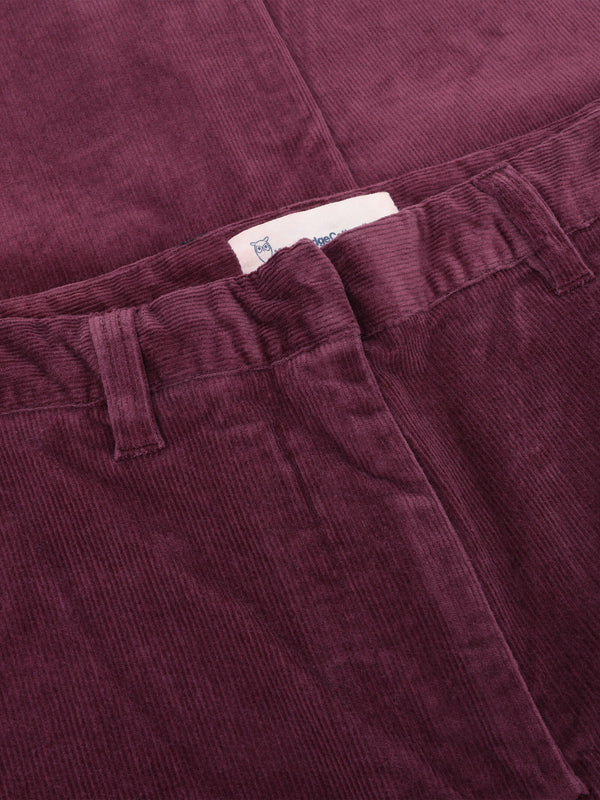 KnowledgeCotton Apparel - WMN Bora wide corduroy pant Pants 1281 Fig
