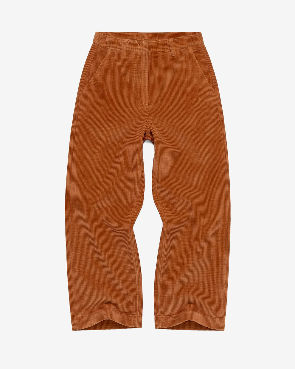 KnowledgeCotton Apparel - WMN Bora wide corduroy pants Pants 1499 Lion
