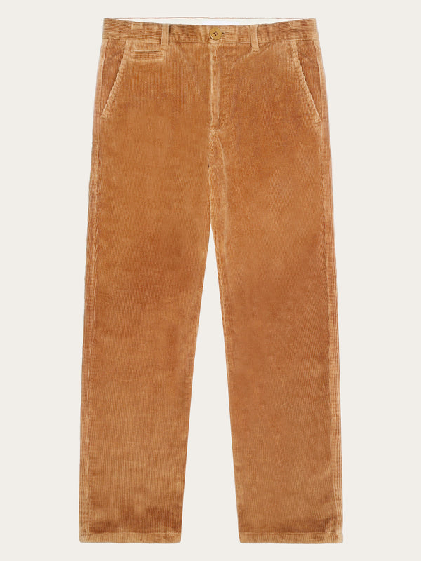 KnowledgeCotton Apparel - MEN CHUCK regular 8-wales corduroy chino pants Pants 1121 Dachshund