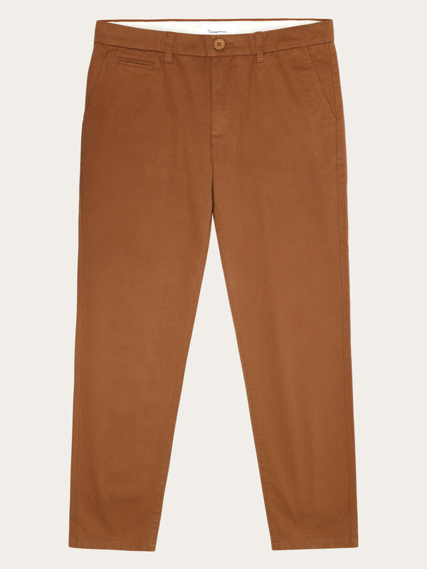 KnowledgeCotton Apparel - MEN CHUCK regular twill chino pants Pants 1121 Dachshund