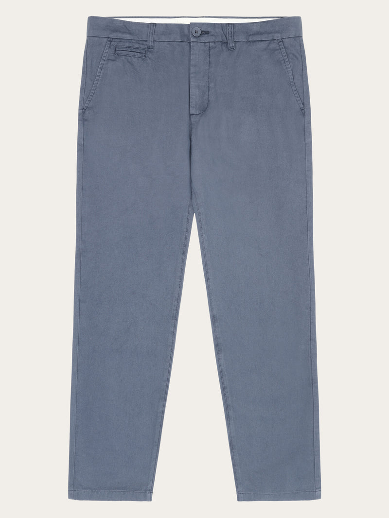 KnowledgeCotton Apparel - MEN CHUCK regular twill chino pants Pants 1226 Vintage Indigo