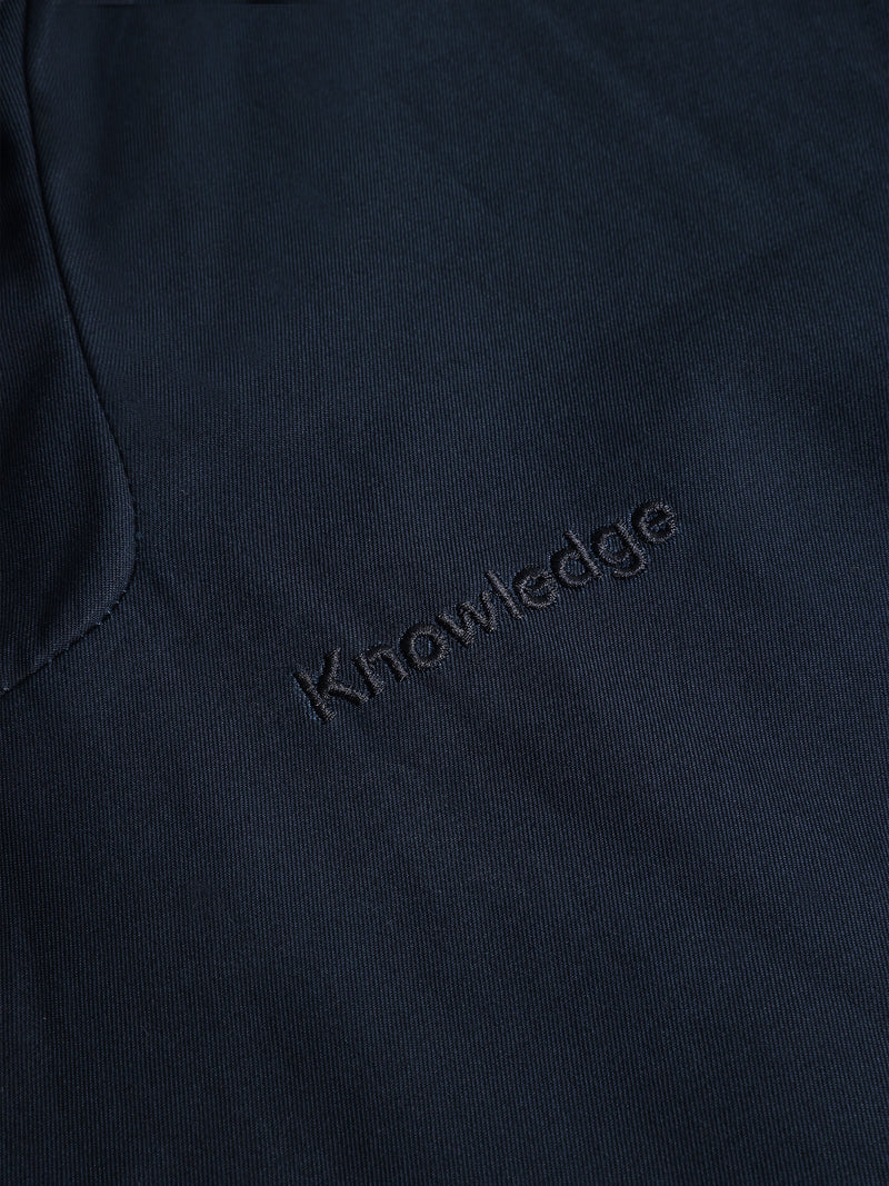 KnowledgeCotton Apparel - UNI Canvas anorak Jackets 1001 Total Eclipse