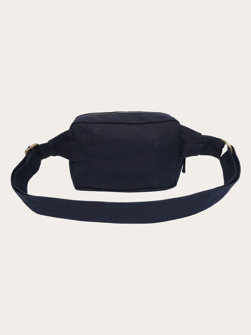 KnowledgeCotton Apparel - UNI Canvas bumbag - GOTS/Vegan Bags 1412 Night Sky