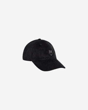 KnowledgeCotton Apparel - UNI Corduroy badge cap Caps 1412 Night Sky
