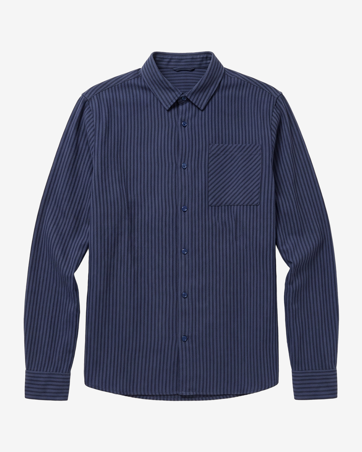 KnowledgeCotton Apparel - MEN Dune regular stripe shirt Shirts 7032 Multi check