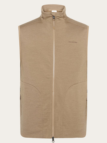 KnowledgeCotton Apparel - UNI Dynamic wool fleece vest Fleeces 1019 Tuffet