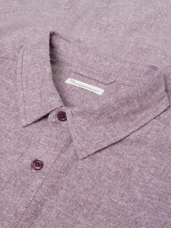KnowledgeCotton Apparel - MEN Flannel shirt Shirts 1281 Fig