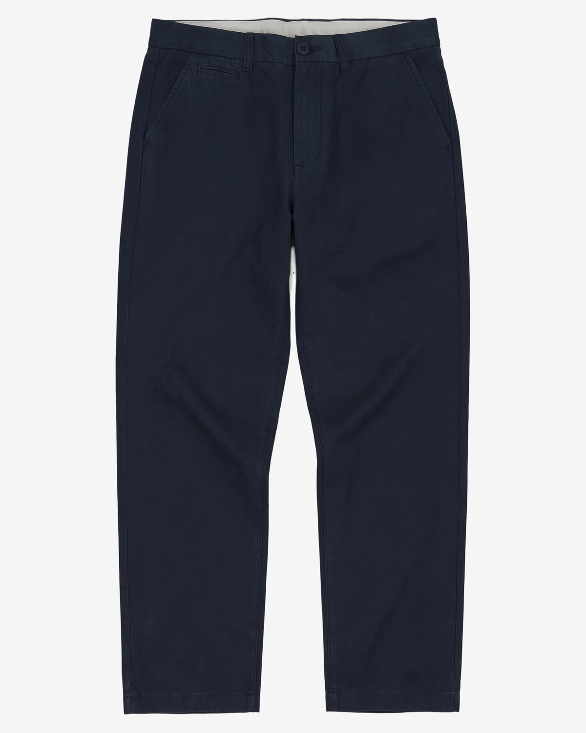 KnowledgeCotton Apparel - MEN Flint wide chino pants Pants 1001 Total Eclipse