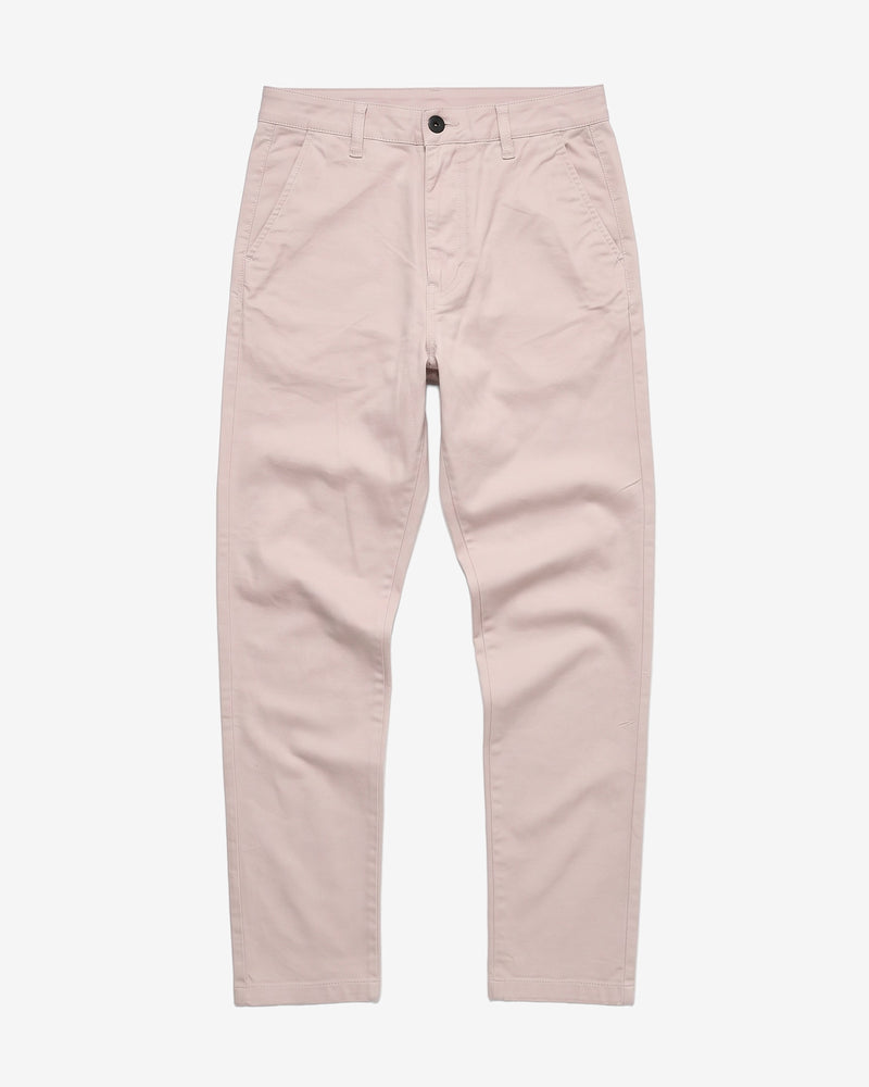 KnowledgeCotton Apparel - WMN Iris slim pique pant Pants 1228 Light feather gray