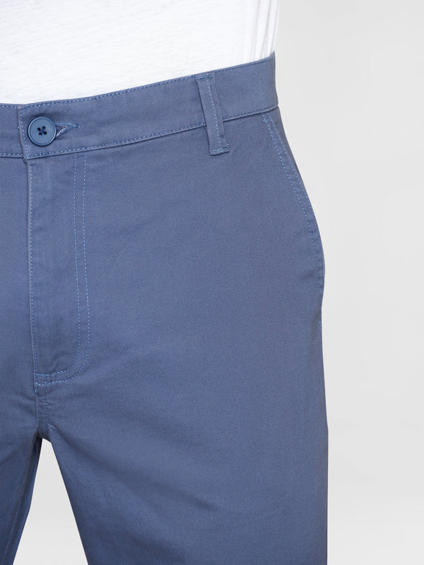 KnowledgeCotton Apparel - MEN LUCA slim twill chino pants Pants 1226 Vintage Indigo