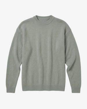 KnowledgeCotton Apparel - WMN Lambswool crew neck sweater Knits 1396 Lily Pad