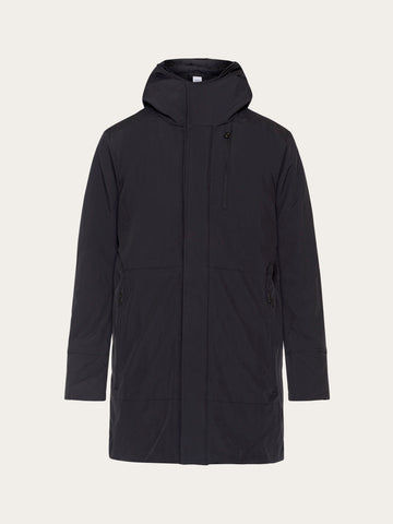 KnowledgeCotton Apparel - MEN Long soft shell jacket CLIMATE SHELL™ Jackets 1300 Black Jet