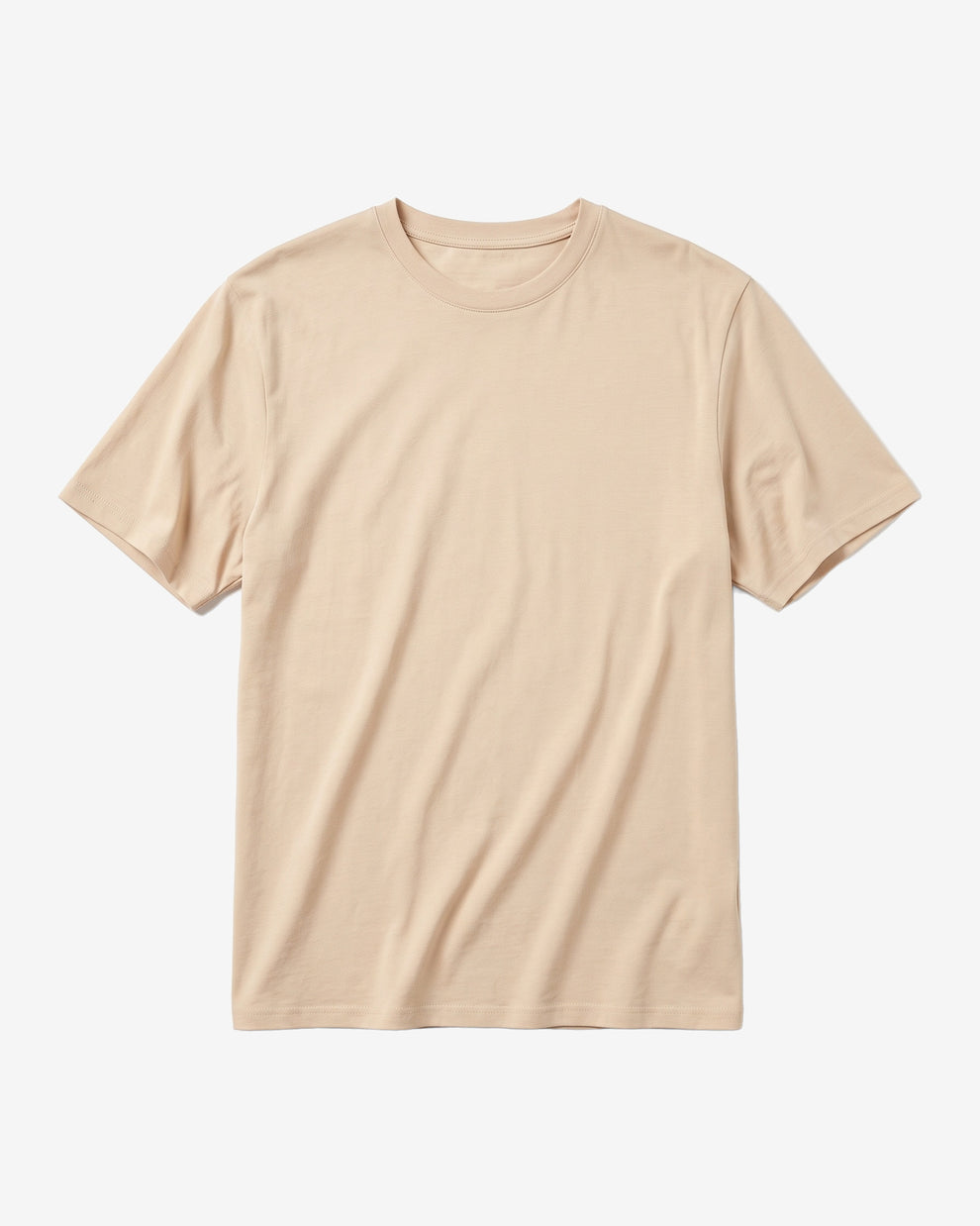 KnowledgeCotton Apparel - MEN Mercerized t-shirt T-shirts 1228 Light feather gray