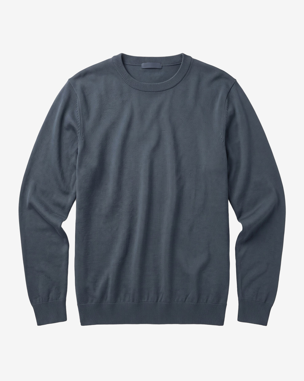 KnowledgeCotton Apparel - MEN Merino crew neck sweater Knits 1226 Vintage Indigo