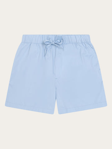 KnowledgeCotton Apparel - WMN Nova relaxed satin shorts Shorts 1009 Skyway