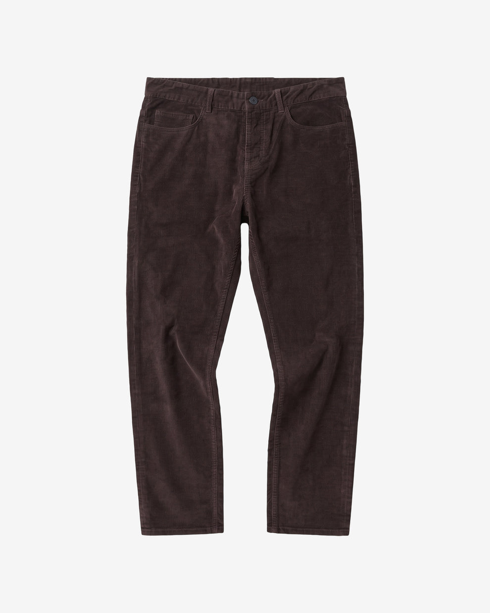 KnowledgeCotton Apparel - MEN Oak regular corduroy pants Pants 1487 Chocolate Torte