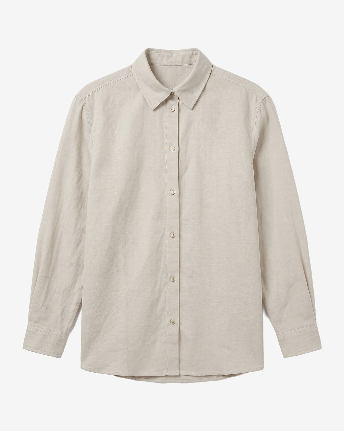 KnowledgeCotton Apparel - WMN Organic Cotton Flannel Shirt GOTS Shirts 1228 Light feather gray