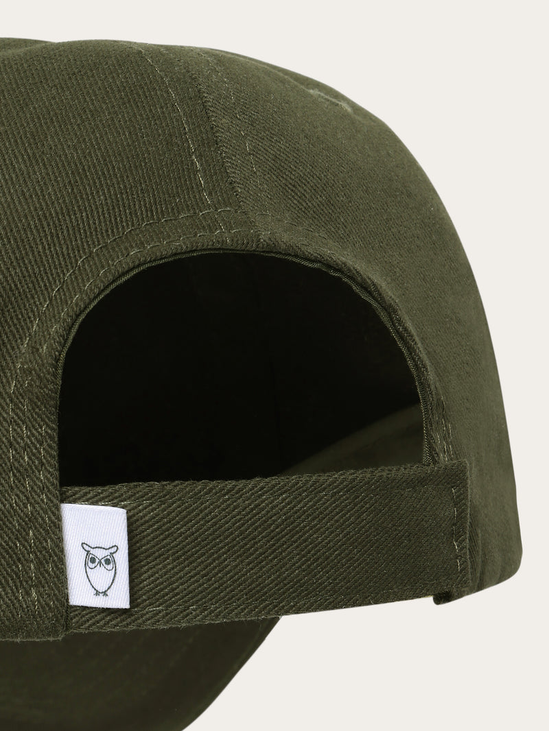 KnowledgeCotton Apparel - UNI Organic Cotton Twill Cap GOTS/Vegan Caps 1090 Forrest Night
