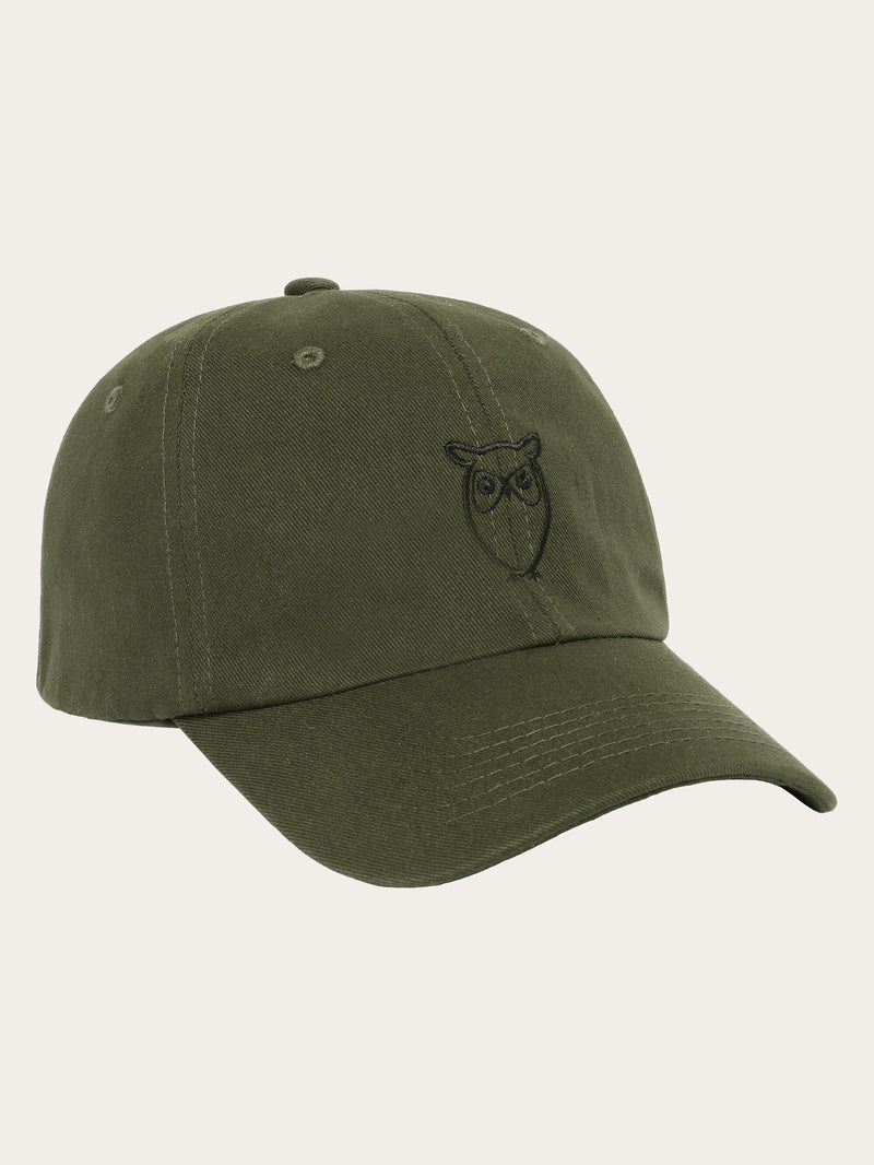 KnowledgeCotton Apparel - UNI Organic Cotton Twill Cap GOTS/Vegan Caps 1090 Forrest Night