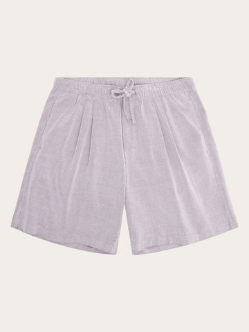 KnowledgeCotton Apparel - MEN Ozone relaxed corduroy shorts Shorts 1489 Shaved Chocolate