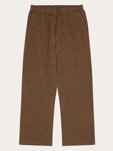 KnowledgeCotton Apparel - WMN Posey wide linen pants Pants 1019 Tuffet