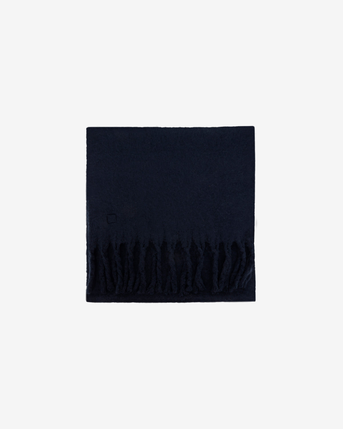 KnowledgeCotton Apparel - UNI Recycled fringe scarf Scarfs 1412 Night Sky