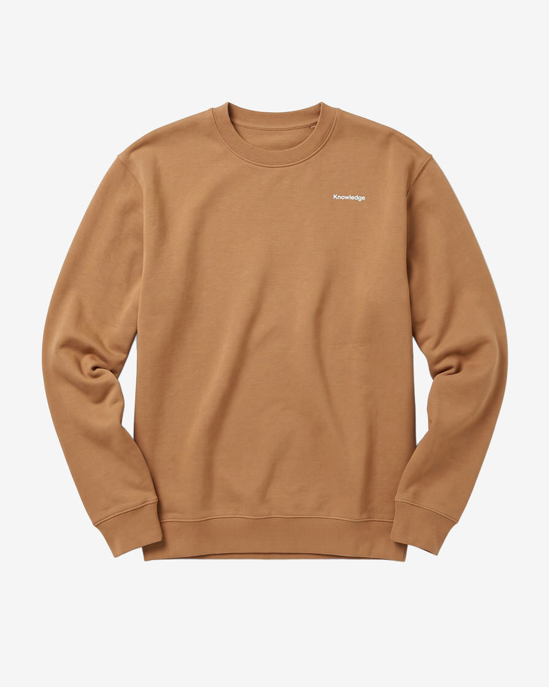 KnowledgeCotton Apparel - MEN Relaxed printed crew neck Sweats 1499 Lion