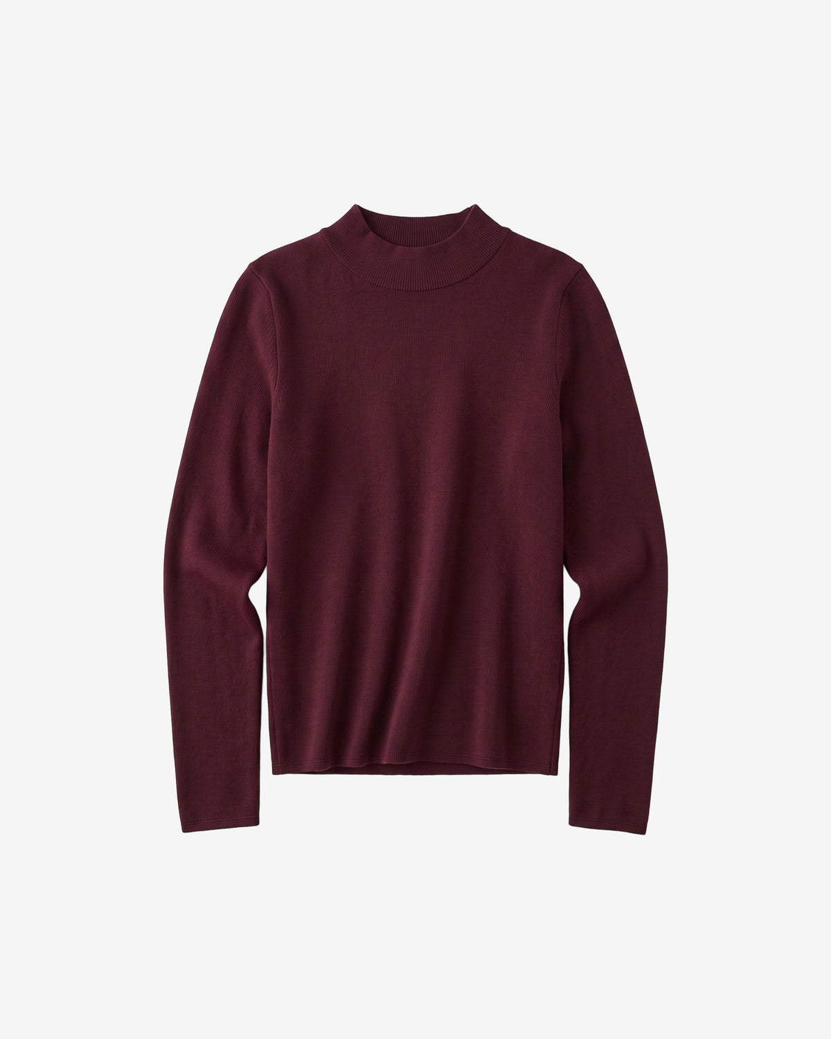 KnowledgeCotton Apparel - WMN Rib high neck LS Long Sleeves 1281 Fig