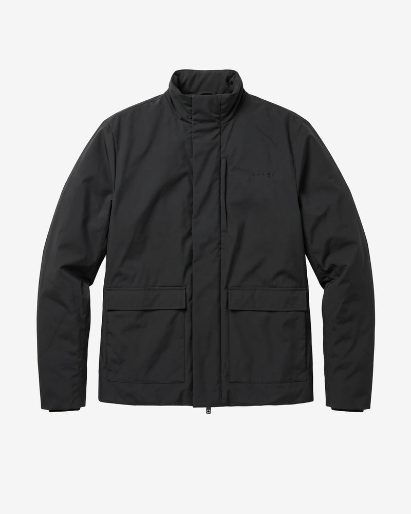 KnowledgeCotton Apparel - MEN Soft shell Jacket Jackets 1300 Black Jet