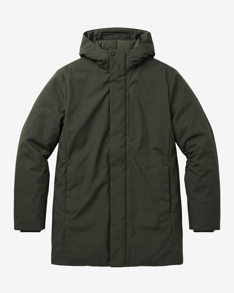 KnowledgeCotton Apparel - MEN Soft shell parka Jackets 1090 Forest Night