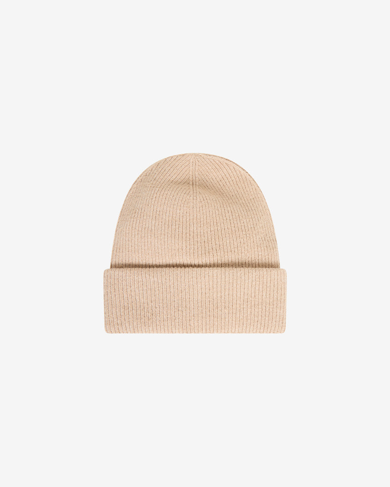 KnowledgeCotton Apparel - UNI Soufflé yarn beanie Hats 1228 Light feather gray