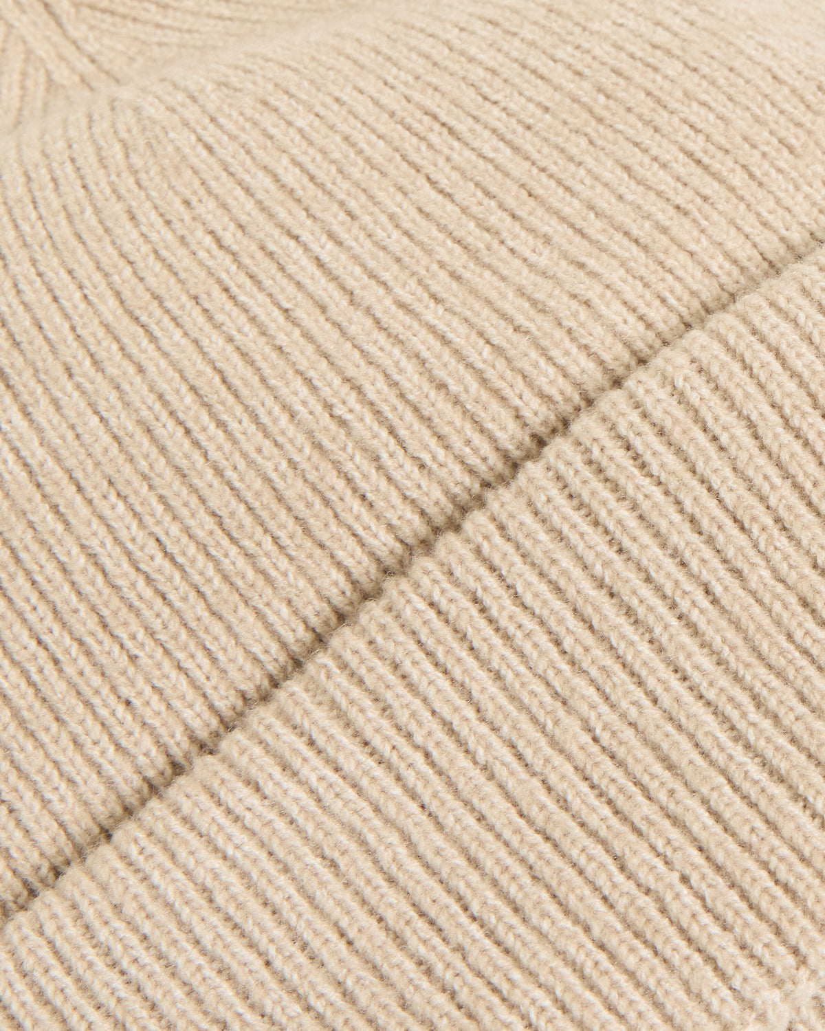 KnowledgeCotton Apparel - UNI Soufflé yarn beanie Hats 1228 Light feather gray