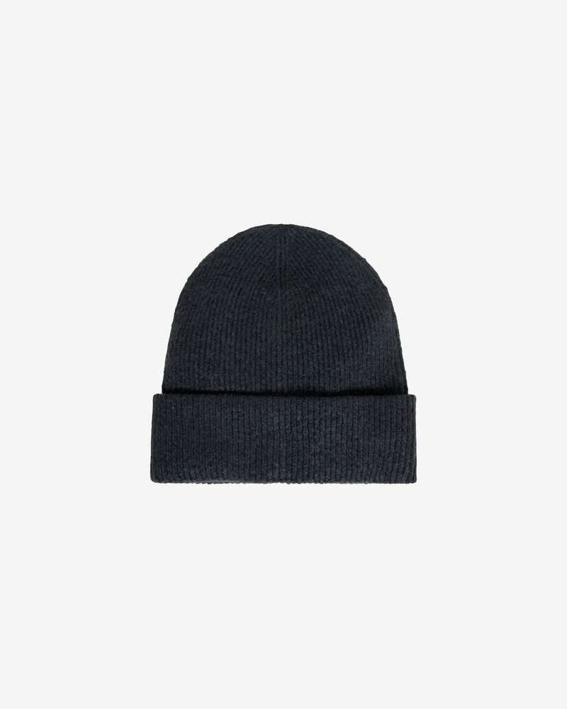 KnowledgeCotton Apparel - UNI Soufflé yarn beanie Hats 1300 Black Jet