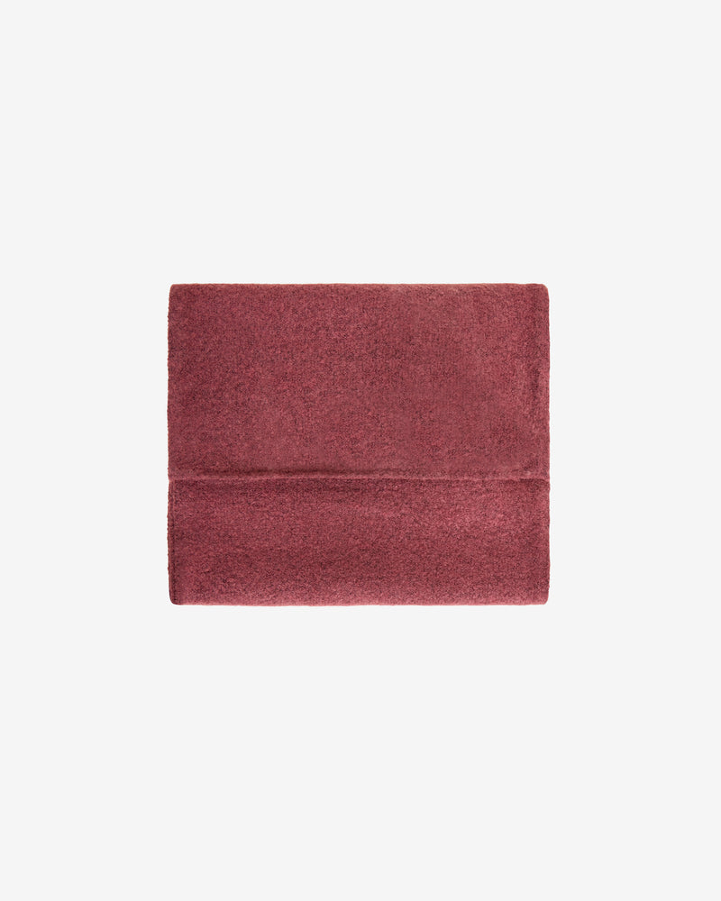 KnowledgeCotton Apparel - UNI Soufflé yarn scarf Scarfs 1500 Burgundy
