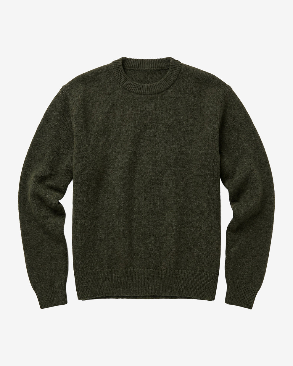 KnowledgeCotton Apparel - MEN Soufflé yarn sweater Knits 1090 Forest Night
