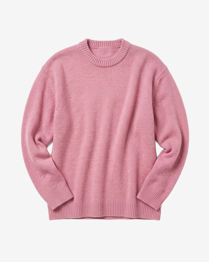 KnowledgeCotton Apparel - WMN Soufflé yarn sweater Knits 1503 Orchid Haze