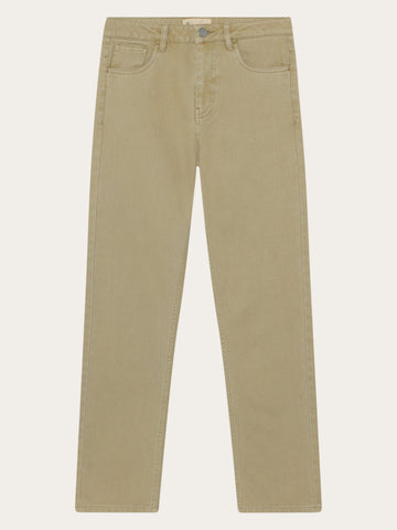 KnowledgeCotton Apparel - WMN Stella slim twill pants Pants 1495 Twill