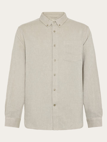 KnowledgeCotton Apparel - MEN Structure shirt Shirts 1495 Twill