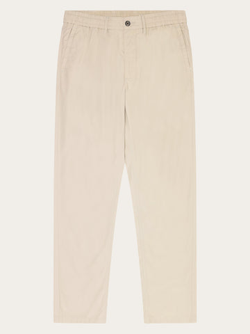 KnowledgeCotton Apparel - MEN Tim tapered chino pants Pants 1228 Light feather gray