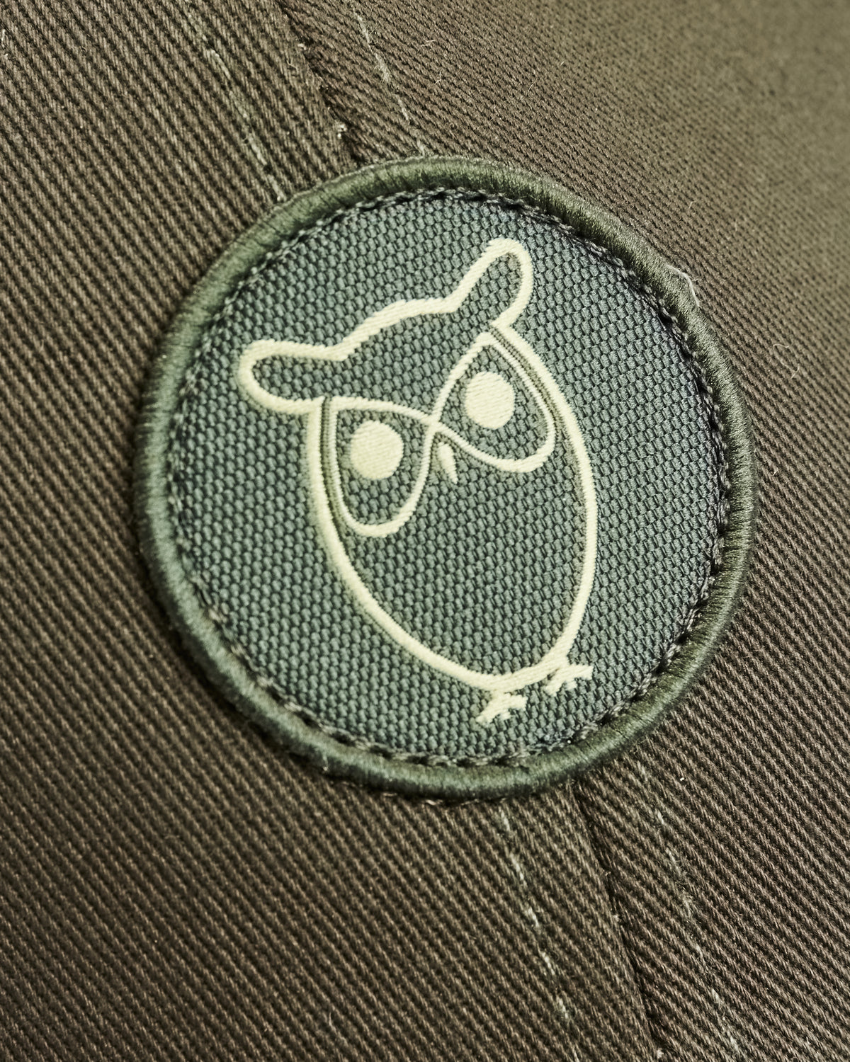 KnowledgeCotton Apparel - UNI Twill baseball cap Caps 1090 Forest Night