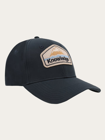 KnowledgeCotton Apparel - UNI Vent 200 Canvas Classic Cap GOTS Caps 1001 Total Eclipse