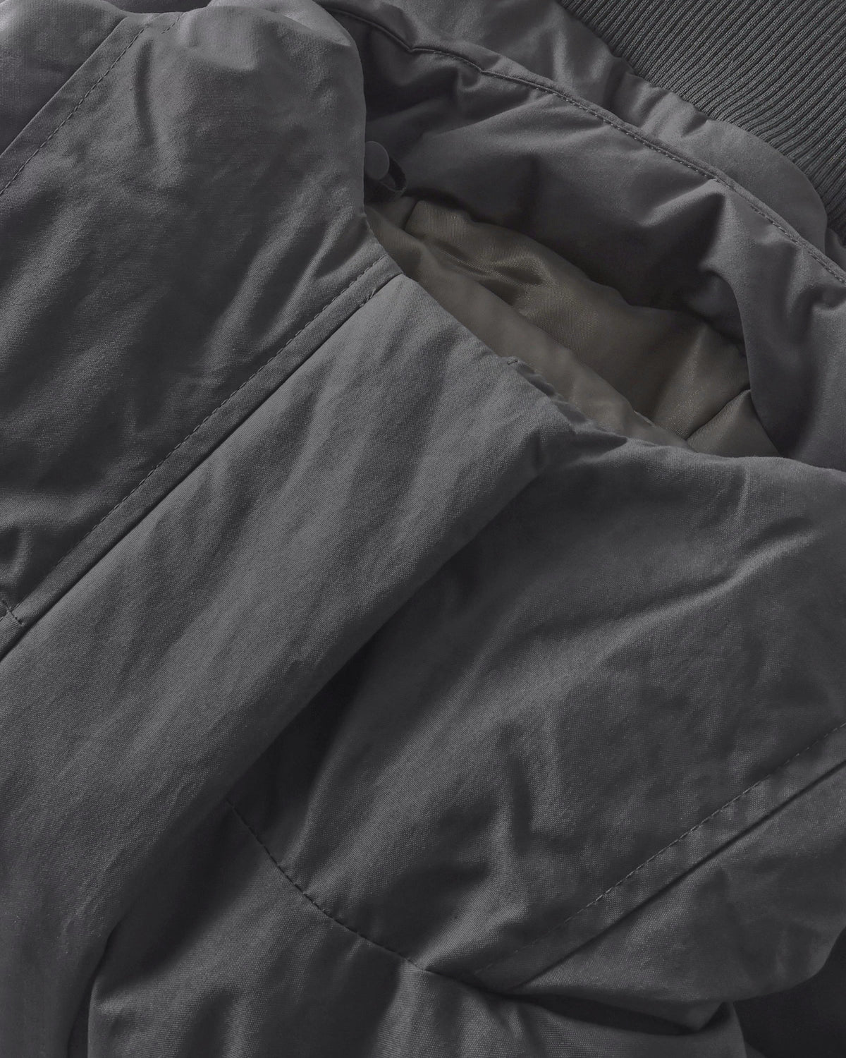 KnowledgeCotton Apparel - WMN Vent 200 insulated bomber jacket Jackets 1504 Volcanic Ash
